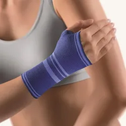 Bort Handgelenkstütze M -17cm rechts/links blau