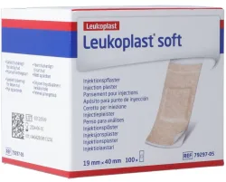 Leukoplast soft Injektionspflaster 19x40mm (100 Stk)