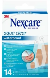 3M Nexcare Aqua Clear waterproof assortiert (14 Stk)