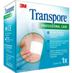 3M Transpore, 3M Transpore Heftpflaster Nachfüllbox, 5m x 25mm (1 Stk)