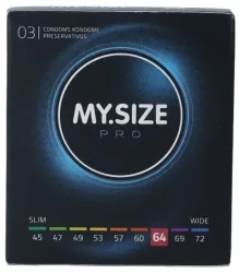 MySize -  MY.SIZE PRO 64 3er Kondom, 3 Stück