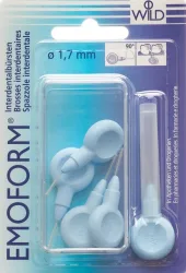 EMOFORM Interdentalbürsten 1.7mm hellblau (5 Stk)