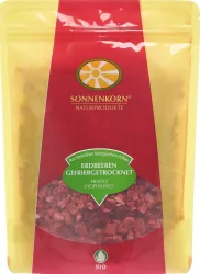 SONNENKORN Erdbeeren gefriergetrocknet Bio Knospe (40g)