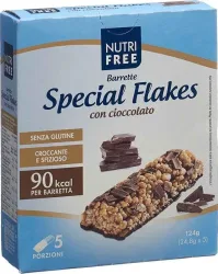 NUTRIFREE Flakes Schokoriegel glutenfrei (5x24.8g)