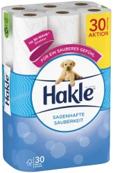 Hakle Sagenhafte Sauberkeit Toilettenpapier weiss (30 Stk)