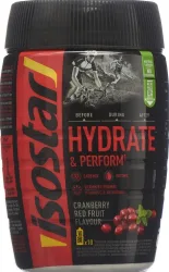 isostar Hydrate & Perform Pulver Cranberry (400g)