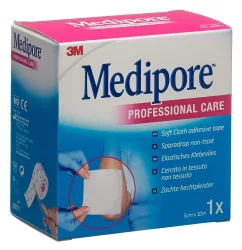 3M Medipore Klebevlies 5cmx10m Liner (1 Stk)