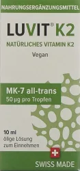 LUVIT K2 Natürliches Vitamin K2 Tropfflasche (10ml)