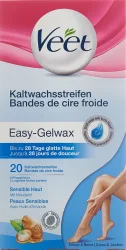 Veet Kaltwachsstreifen Beine & Körper Sensitiv (10x2 Stk)