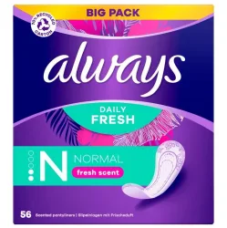 Always Slipeinlagen Normal Frischeduft Big Pack (56 Stk)