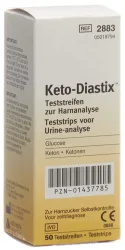 Keto-Diastix Teststreifen zur Harnanalyse (50 Stk)