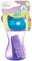 Avent - Trinklernflasche, 9M, Violett