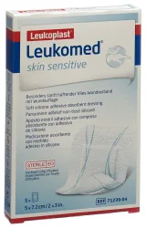 Leukomed skin sensitive 5x7.2cm (5 Stk)