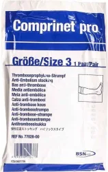 Comprinet pro Thromboseprophylaxe-Strumpf A-D Grösse 3 39-46cm weiss (1 Paar)