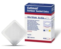 Cutimed Sorbion Sachet Extra 10x10cm (5 Stk)