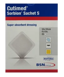 Cutimed Sorbion Sachet S 10x10cm (25 Stk)