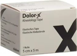 Dolor-X Kinesiology Tape 5cmx5m schwarz (1 Stk)