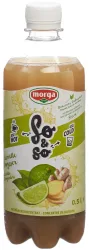 morga SO&SO Limette-Ingwer Konzentrat mit Stevia (50cl)