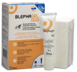 BLEPHAGEL Duo Gel 30g + 100 Pads (1 Stk)