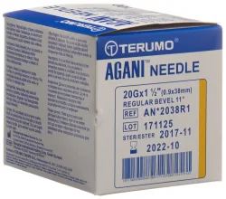 TERUMO Agani Einmalkanüle 20G 0.9x38mm gelb (100 Stk)