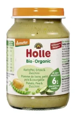 Holle Kartoffeln Erbsen und Zucchini Glas (190g)