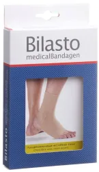 Bilasto Fussgelenkbandage Ferse offen beige XL (1 Stk)