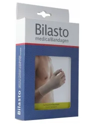 Bilasto Handgelenkbandage mit Daumenansatz beige, Grösse XS (1 Stk)
