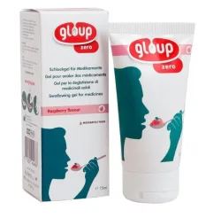 gloup Schluck Gel Zero Himbeer (75ml)