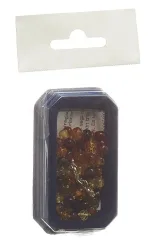 Amberstyle Bernsteinkette 32cm multicolor glanz Karabinerverschluss (1 Stk)