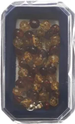 Amberstyle Bernsteinkette 36cm cognac citrin Karabinerverschluss (1 Stk)