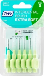 TePe Interdental Brush, 0.8mm, Extra Soft, grün (6 Stk)