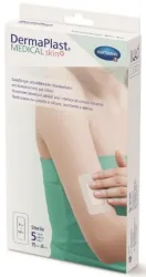 DermaPlast Medical skin+ Vliesverband 15x8cm (5 Stk)