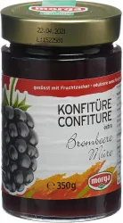 morga Brombeer-Konfi mit Fruchtzucker (350g)
