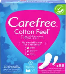 Carefree Cotton Feel Flexiform Frischeduft (56 Stk)