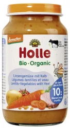 Holle Linsengemüse mit Kalb Bio (220g)