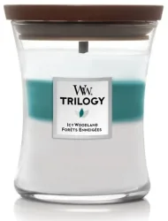WoodWick Icy Woodland Trilogy Medium Jar (1 Stk)