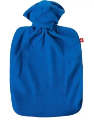 Emosan Wärmflasche Klassik Vlies blau (1 Stk)