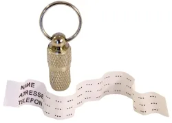 Beeztees Adressröhrchen für Katzen, silber, 2.2cm (1 Stk)
