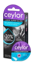 Ceylor - Ceylor Kondome Large Super Glide (9 Stk), 9 Stück
