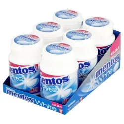 Mentos White Sweet Mint Gum (6x75g)