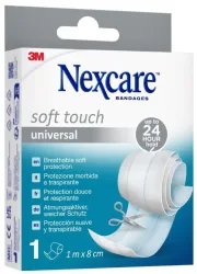 3M Nexcare Soft Touch universal Band, 1mx8cm (1 Stk)