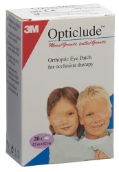 3M Opticlude Maxi Augenverband, Grösse 8.2cm x 5.7cm (20 Stk)