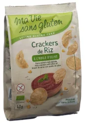 ma vie sans gluten Reis Cräcker mit Olivenöl (40g)