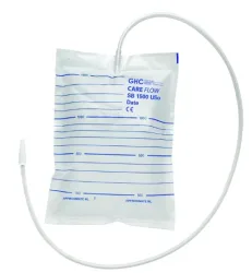 GHC Urinbeutel CAREFLOW 1.5l 90cm unsteril ohne Ablauf (10 Stk)