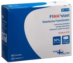 FIWA elastisch Fixierbinden 6cmx4m (20 Stk)