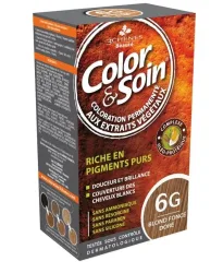 Color & Soin Coloration, 6G blond foncé doré (135ml)