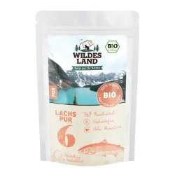 WILDES LAND Bio Lachs Pur (12x85g)