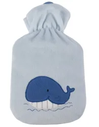 Sänger Wärmflasche Naturkautschuk Velour 0.8 Liter Wal Wanda (1 Stk)