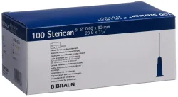 Sterican Nadel 23G, 0.60x80mm, blau, Luer (100 Stk)