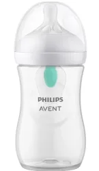 Philips Avent Natural Response Babyflasche mit Airfree Ventil, 260ml ,1M+ (1 Stk)